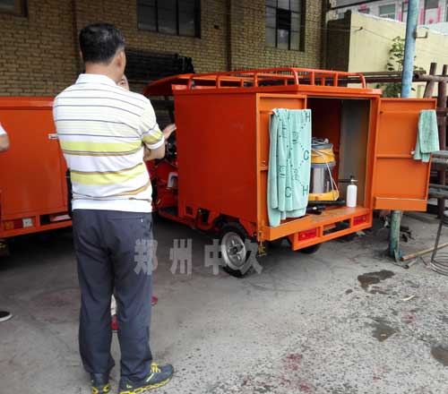 上門洗車機客戶考察現場 上門洗車機客戶考察現場