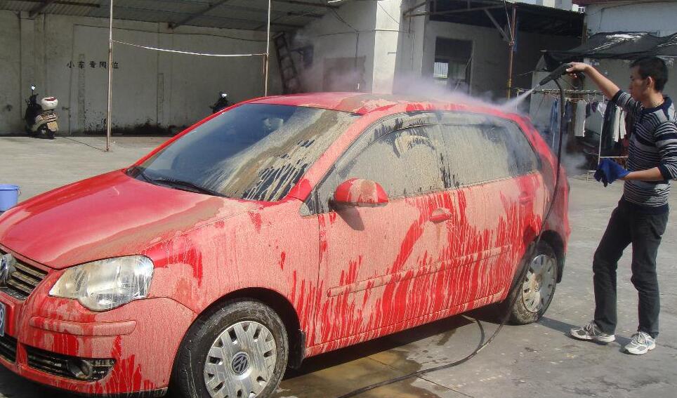 蒸汽洗車現場 蒸汽洗車現場